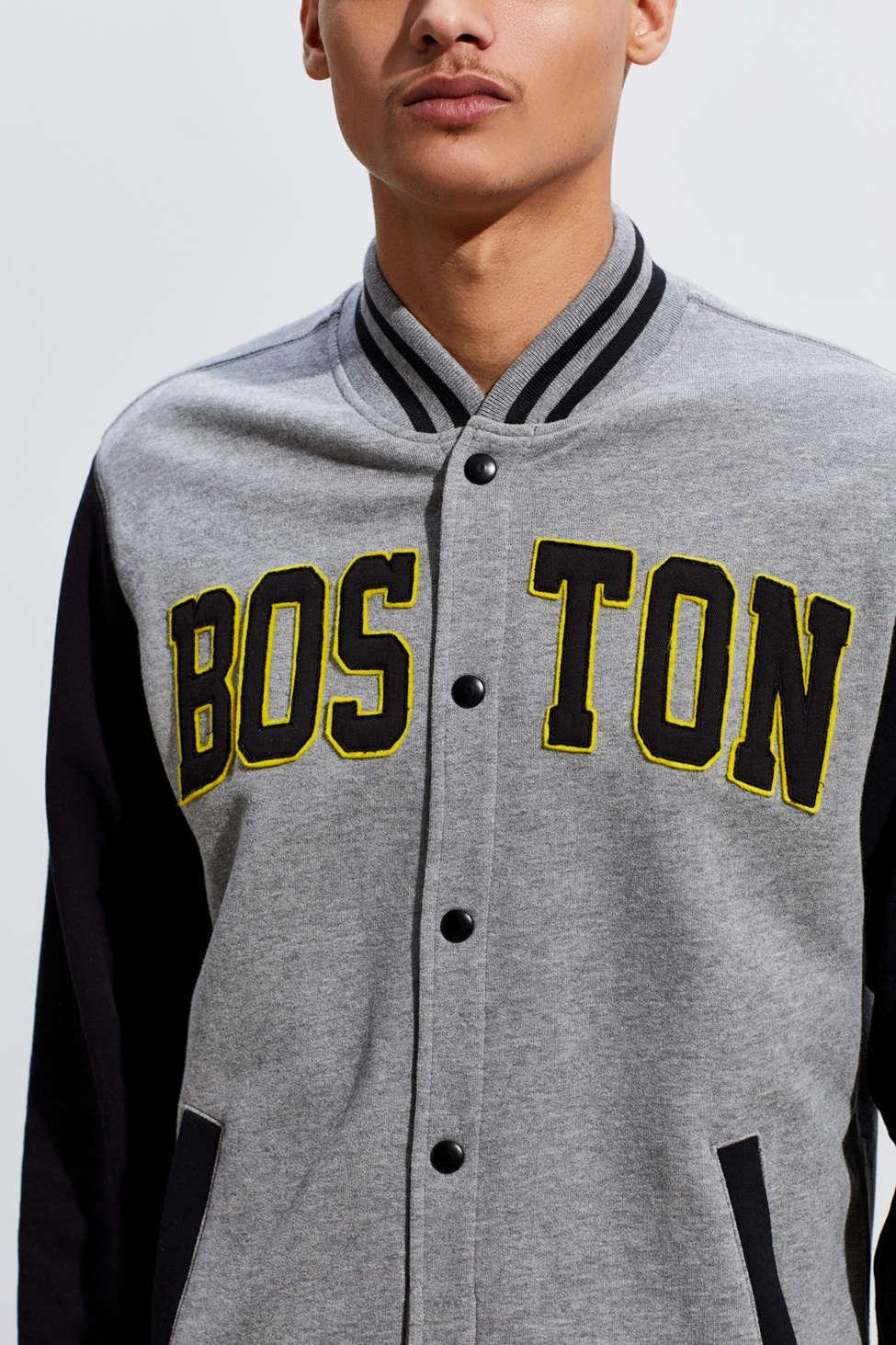 bruins track jacket
