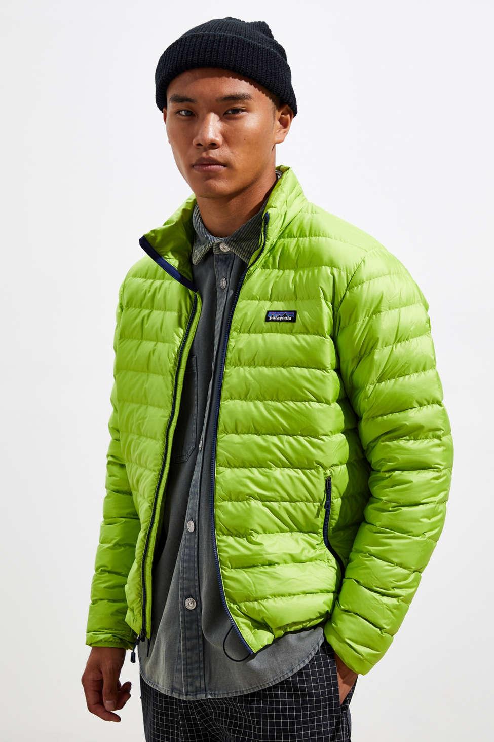 Patagonia Synthetic Down Sweater Puffer Jacket in Green for Men Lyst
