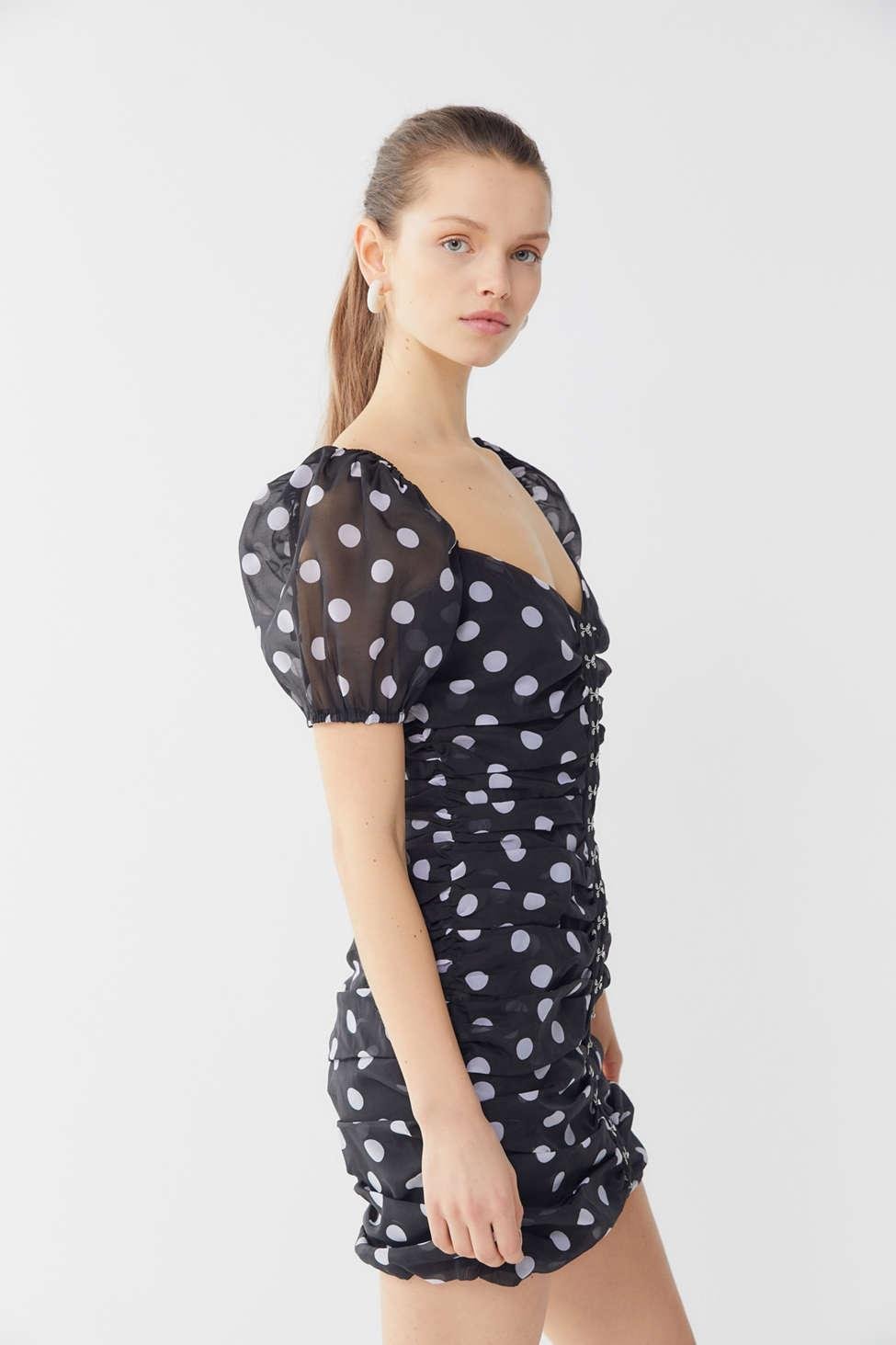 urban outfitters polka dot dress