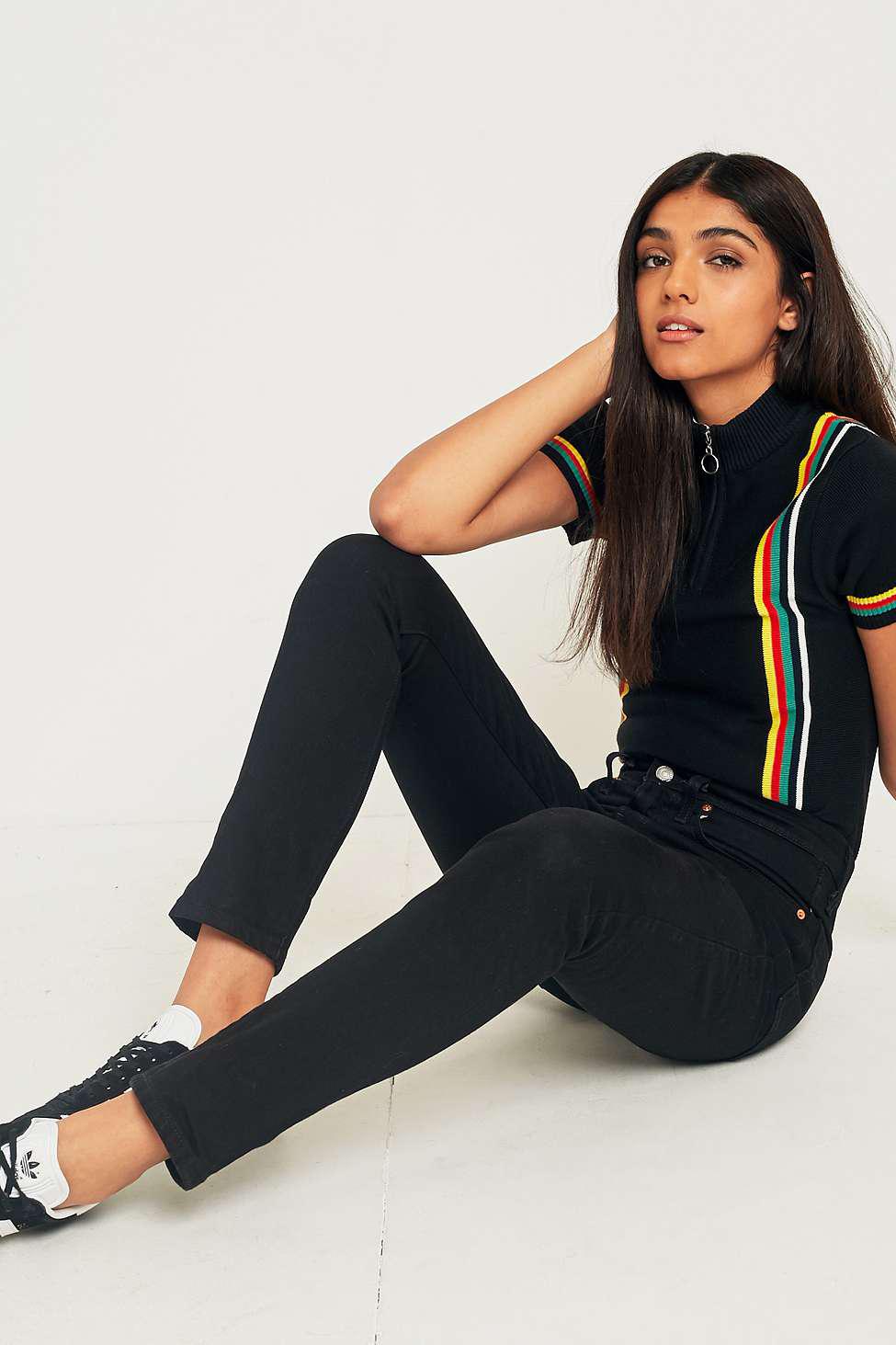 levi's 501 skinny black slate