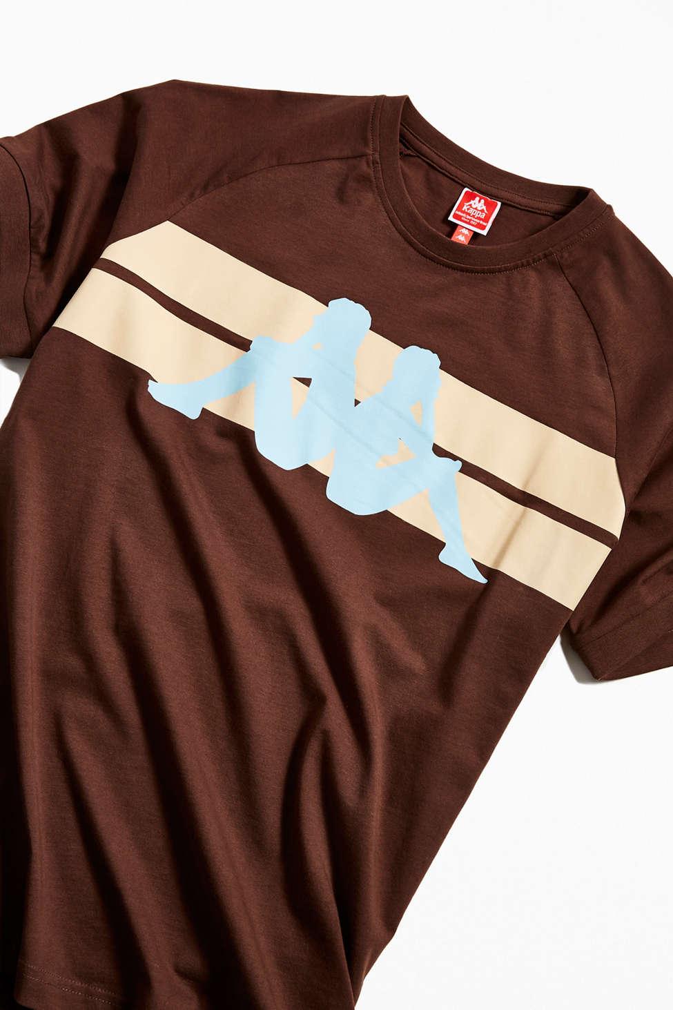 brown kappa shirt