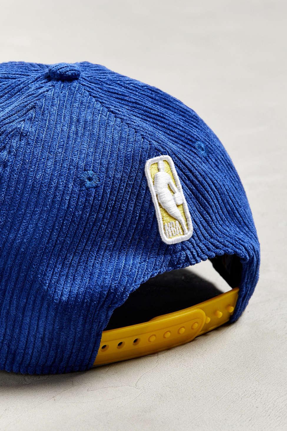 KTZ Philadelphia 76ers Retro Corduroy Snapback Hat in Blue for Men