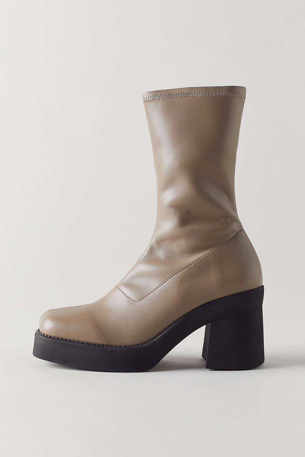 E8 By Miista Noely Stretch Boot in Brown | Lyst