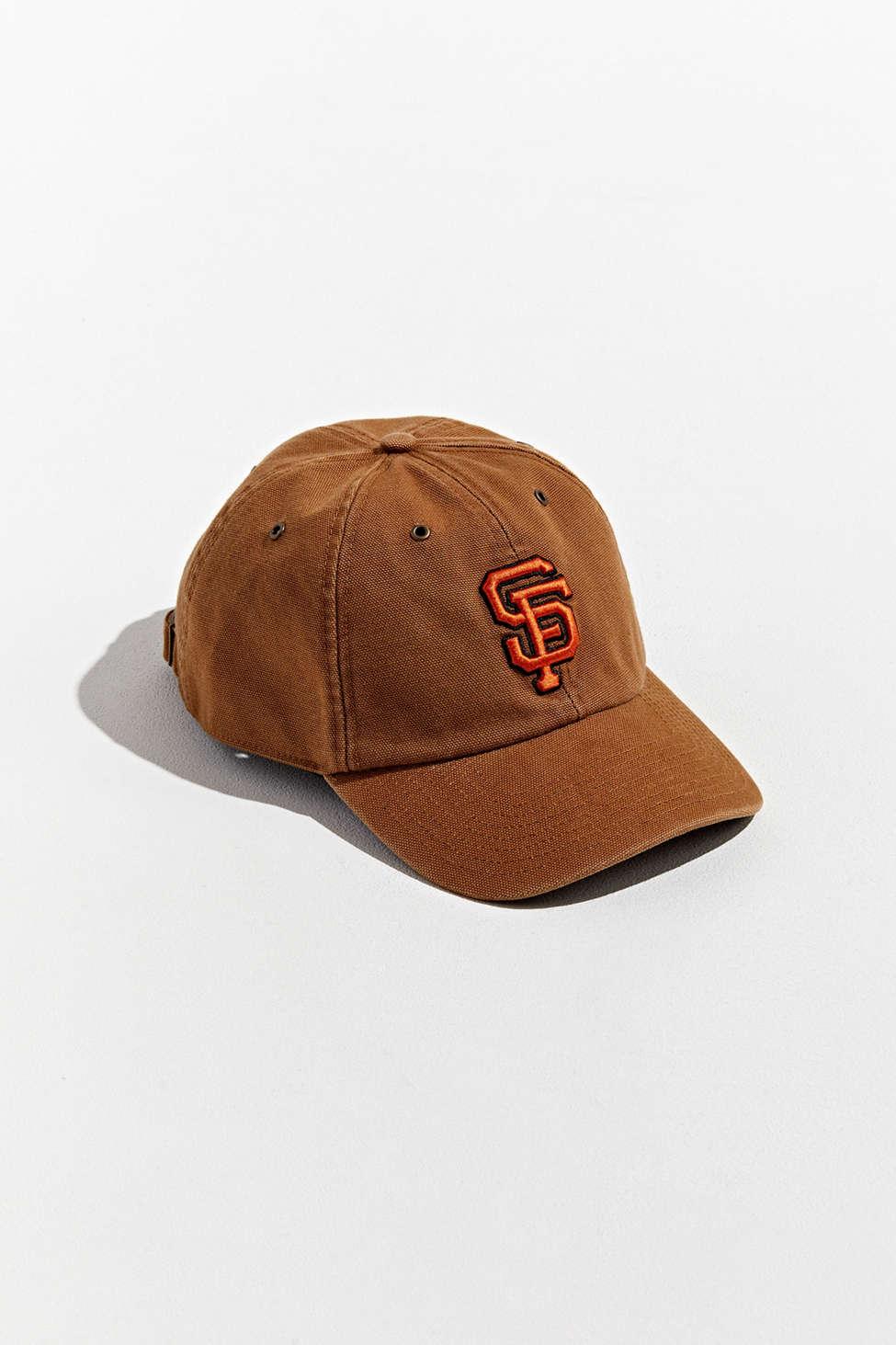 47 Brand X Carhartt San Francisco Giants Baseball Hat in Brown for Men