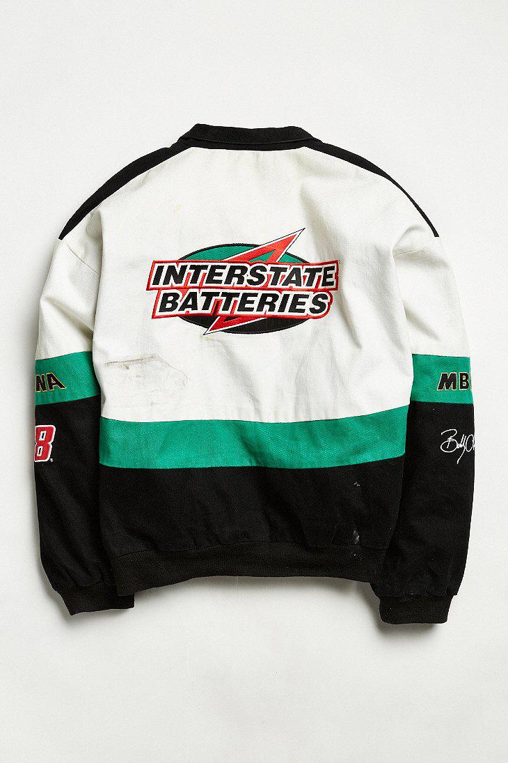 Urban Outfitters Vintage Nascar Interstate Batteries Jacket in White for  Men | Lyst