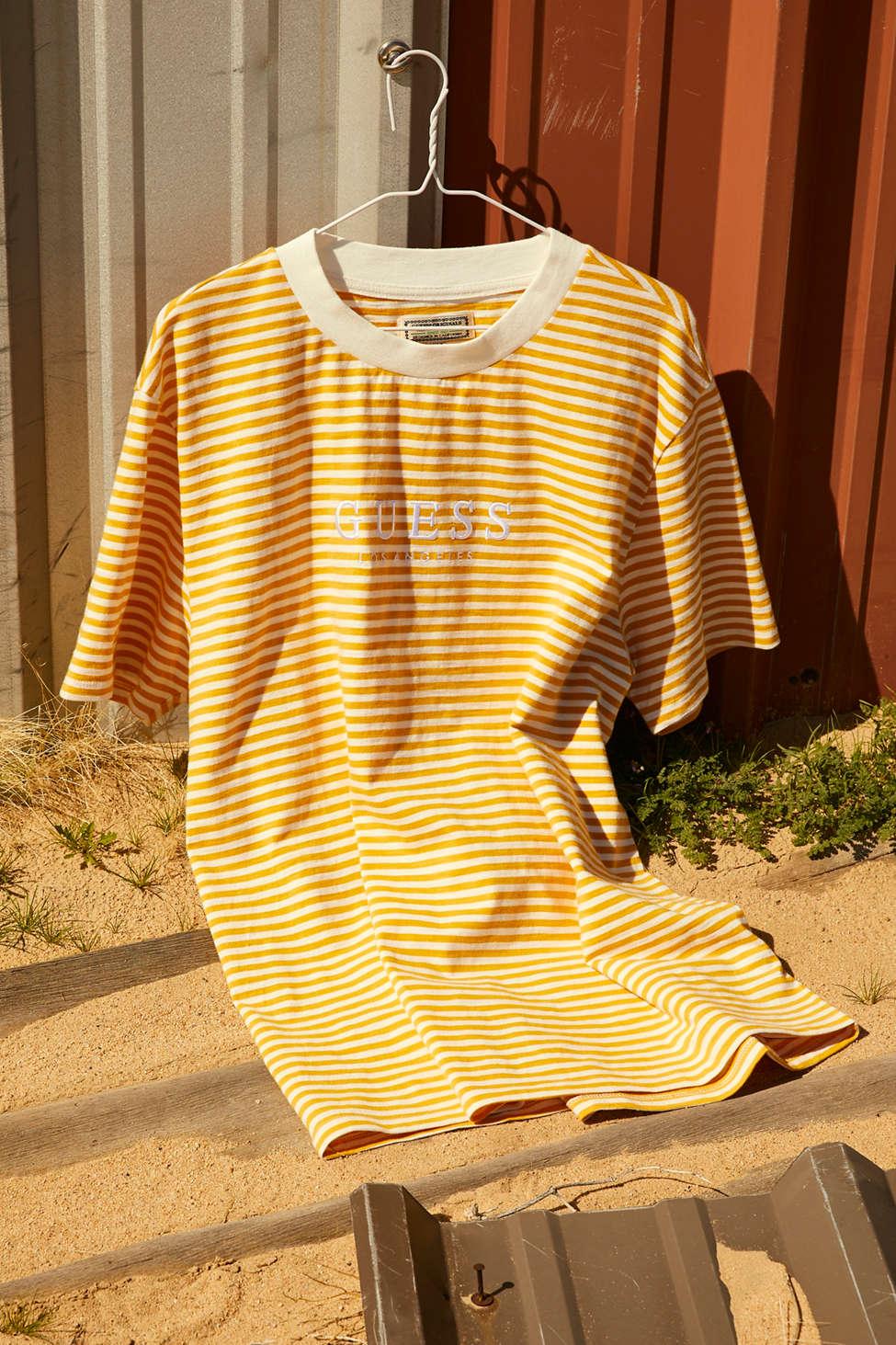 guess ivy striped tee