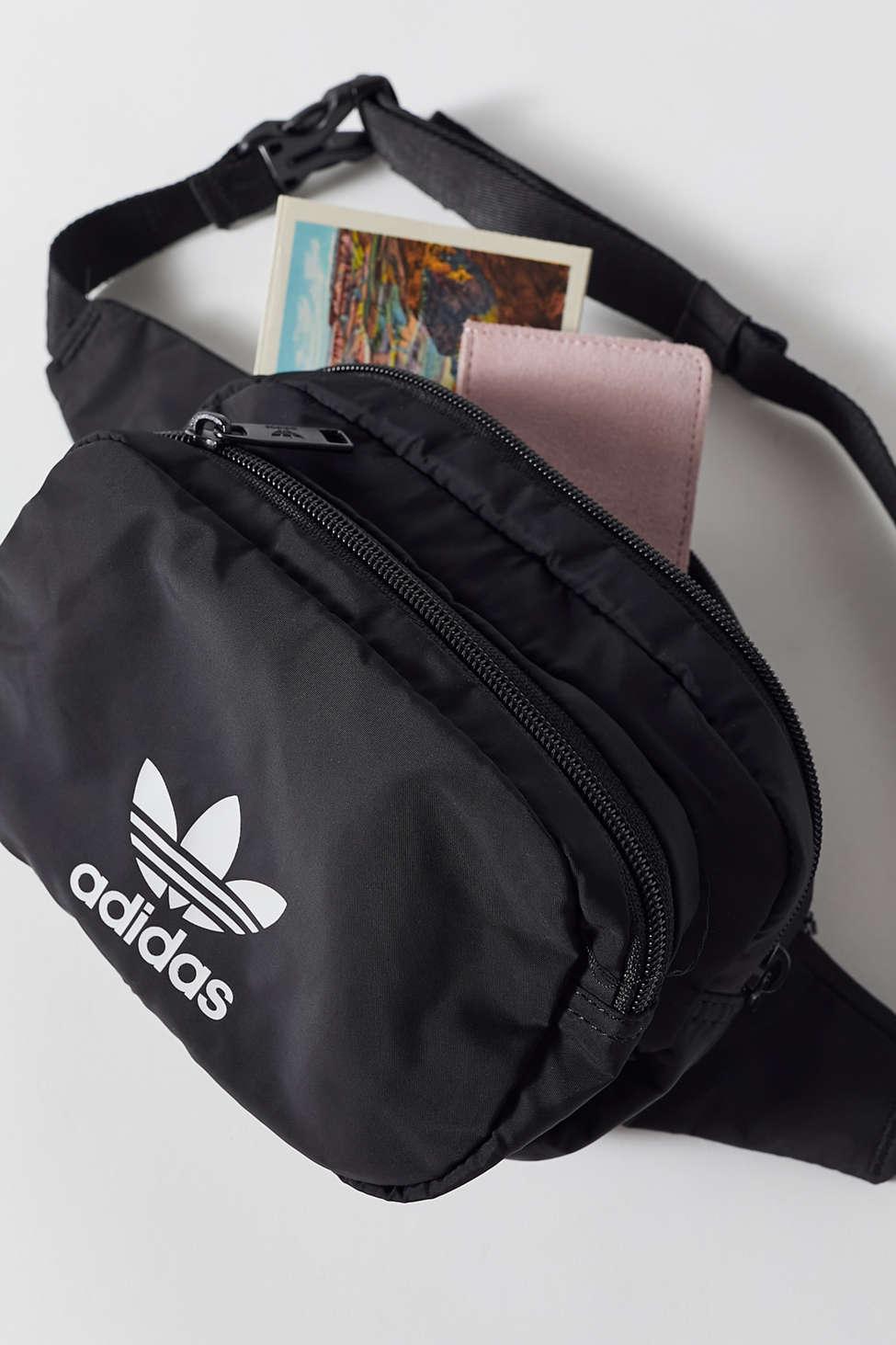 adidas black fanny pack