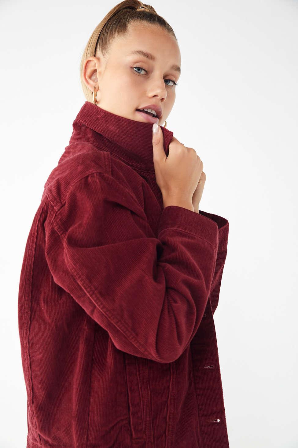 tommy jeans corduroy crest trucker jacket