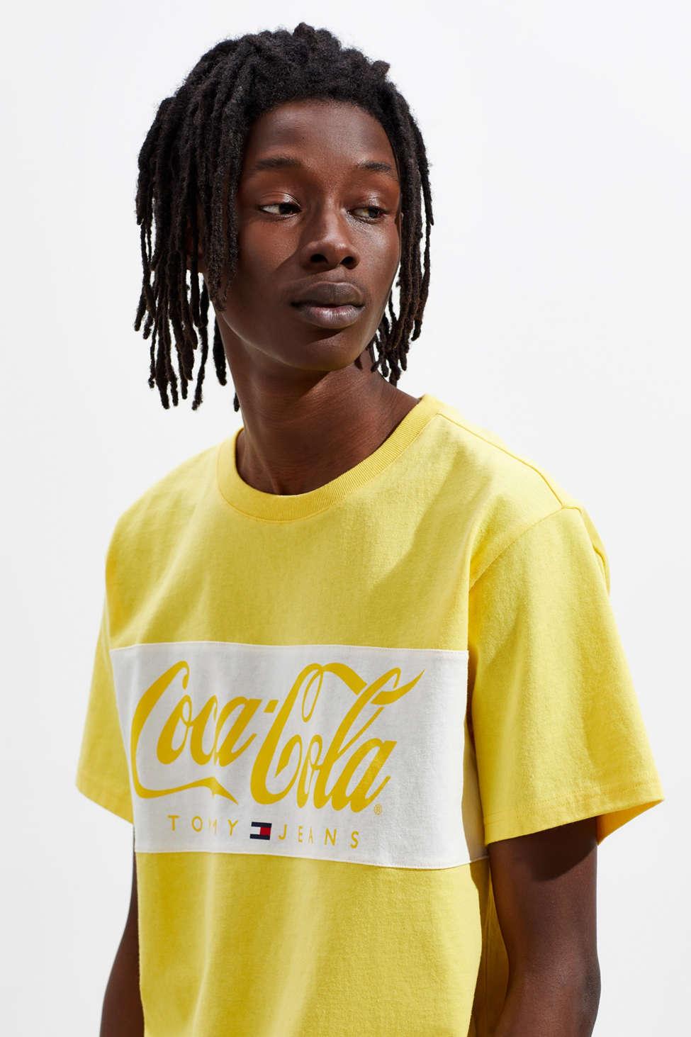 Tommy Hilfiger Denim X Coca-cola Tee in Yellow for Men - Lyst