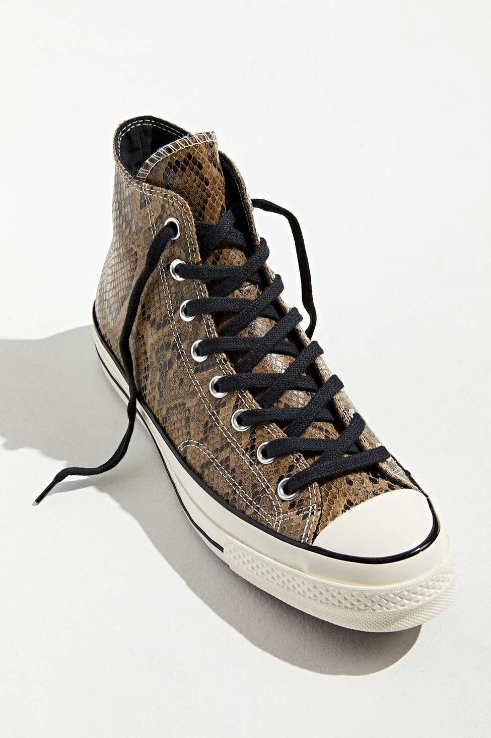 Converse Rubber Chuck 70 Snakeskin High-top Sneaker in Brown for Men - Lyst
