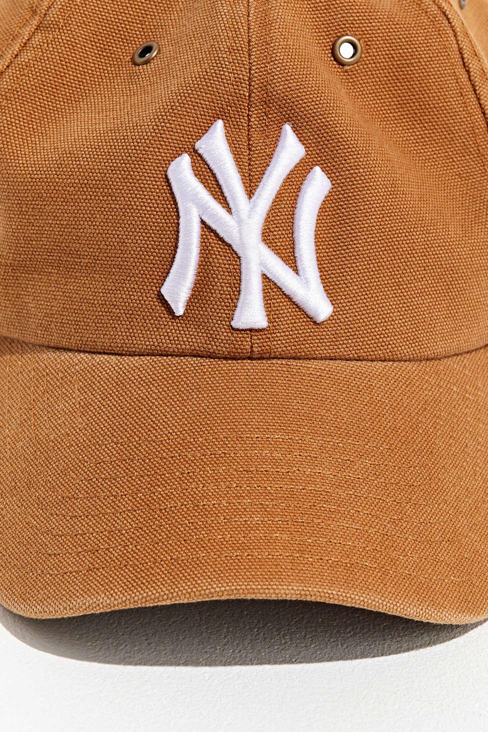 47 Brand Canvas X Carhartt New York Yankees Dad Baseball Hat in Brown for  Men - Lyst