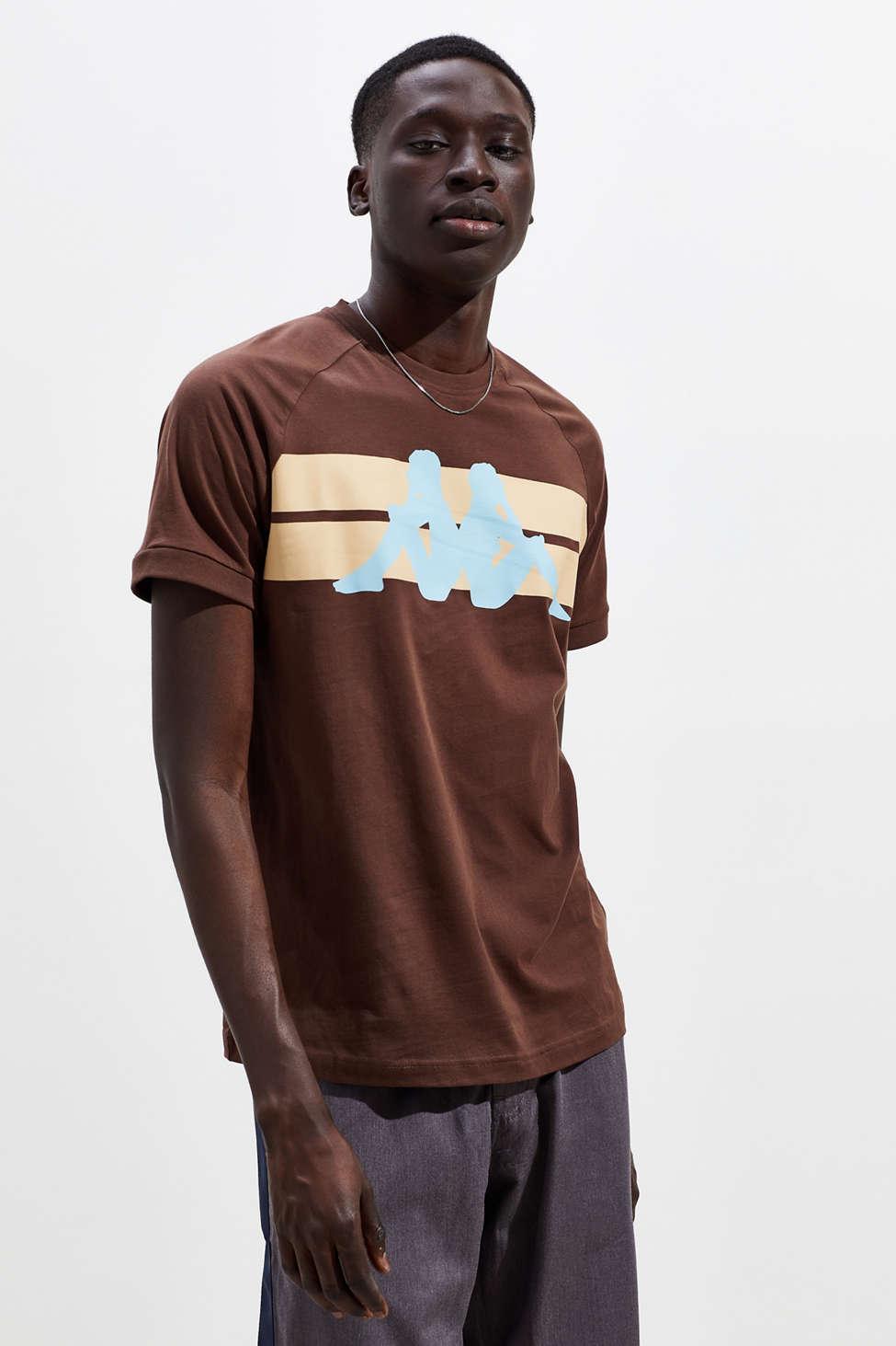 brown kappa shirt