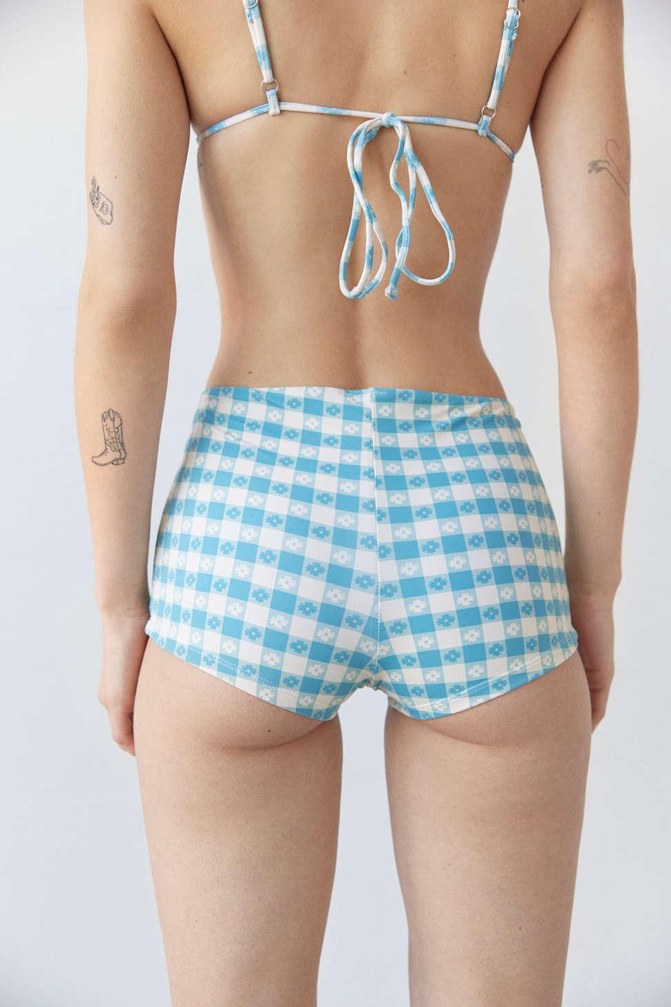 Buy Women'secret Blue Printed Boyshort Bikini Bottoms from Next