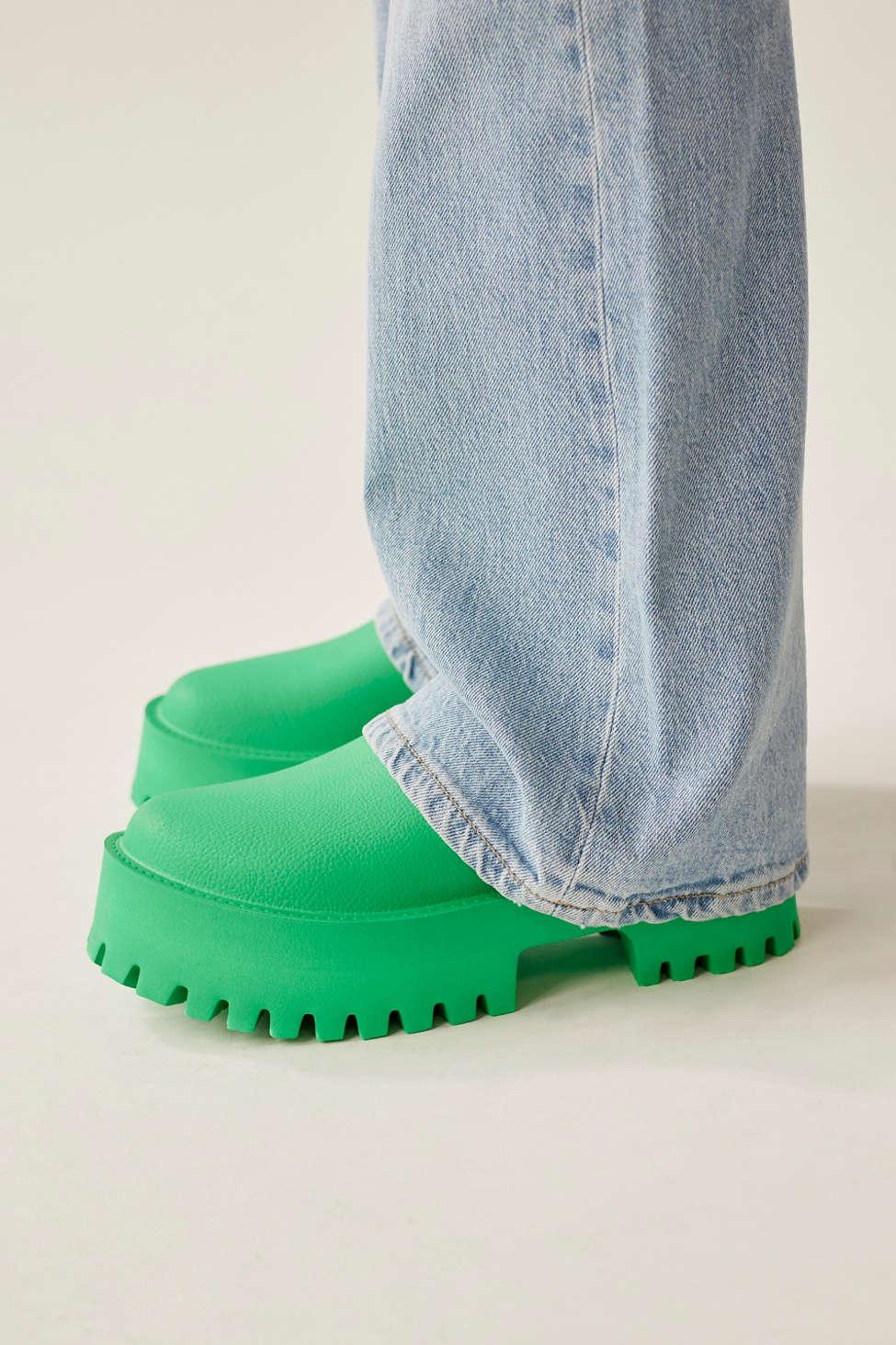 Jeffrey Campbell Clogge Platform Mule in Green | Lyst