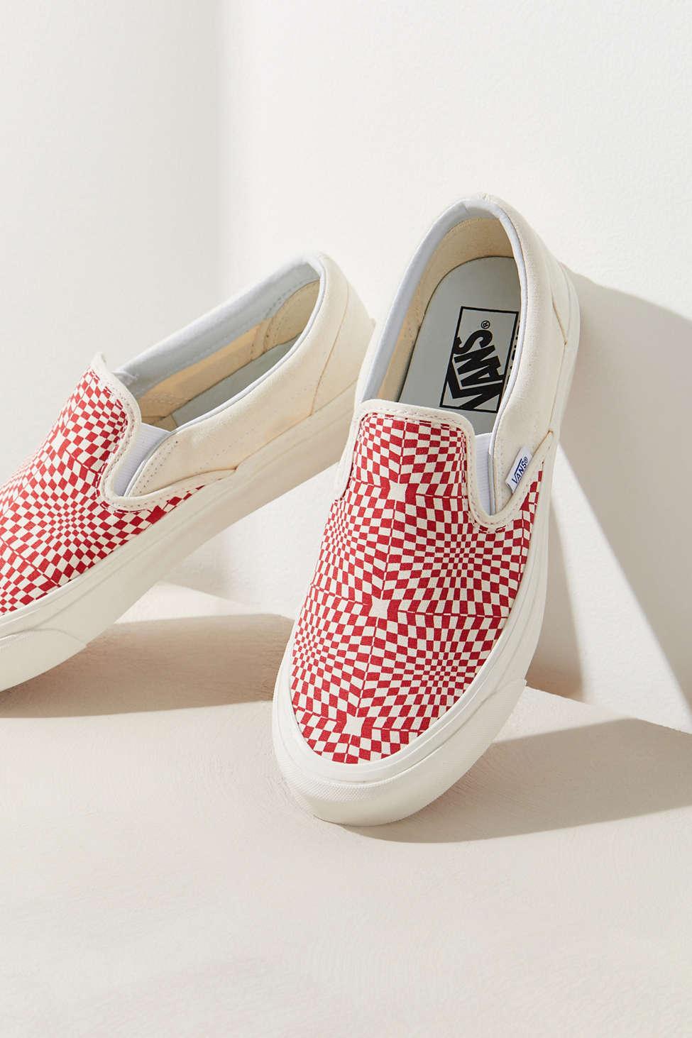 vans checkered trippy