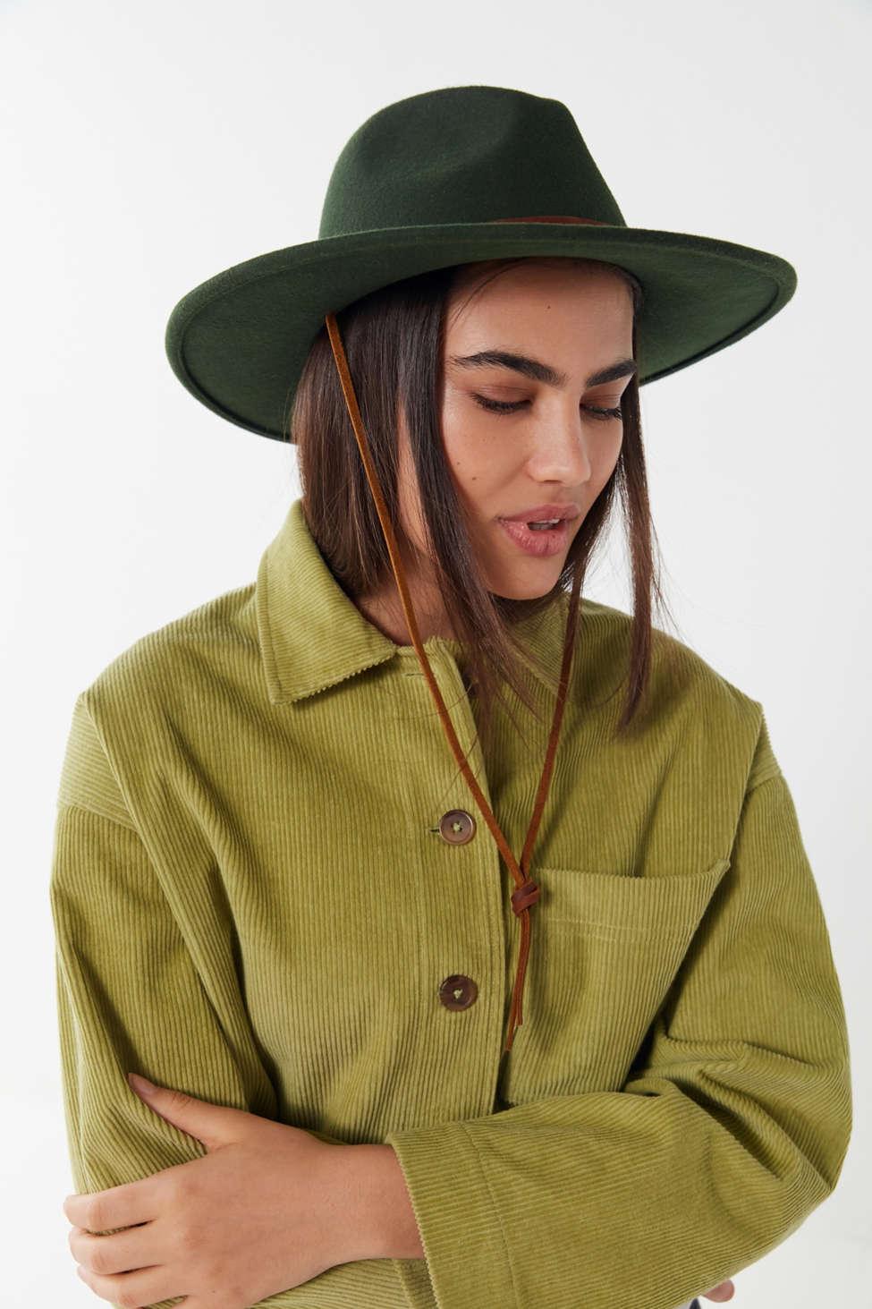 brixton field hat green