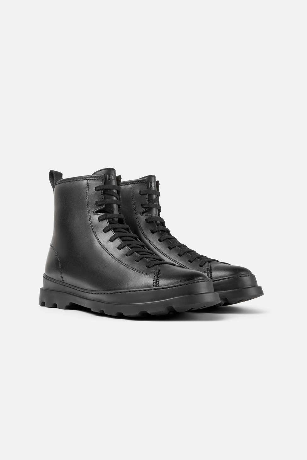 Camper Brutus Lace-up Chunky Ankle Boots in Black for Men | Lyst