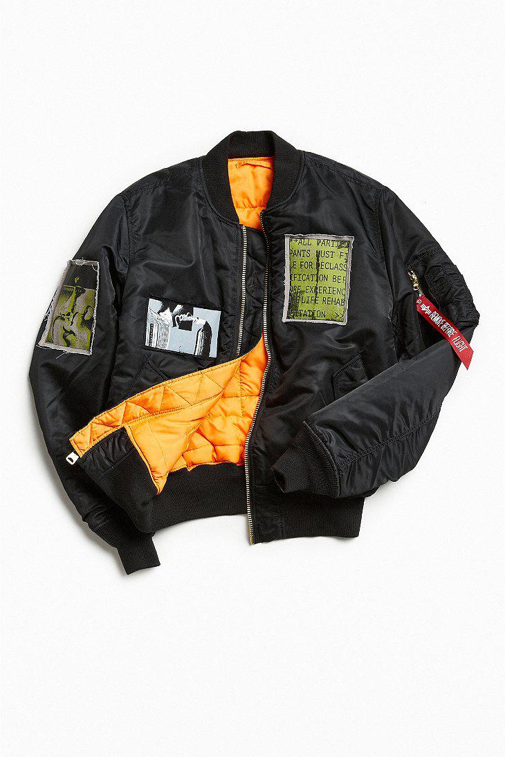 alpha industries patch jacket