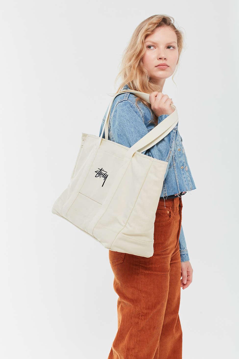 Stussy Stock Canvas Dog Tote Bag | Lyst Canada