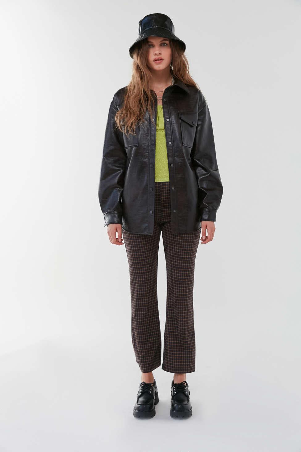 urban outfitters black leather jacket