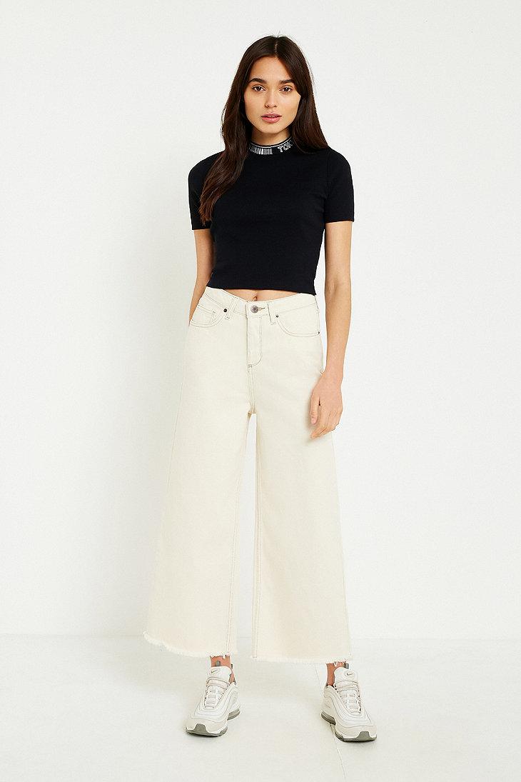 BDG Denim Bdg Flood Ecru Jeans | Lyst UK