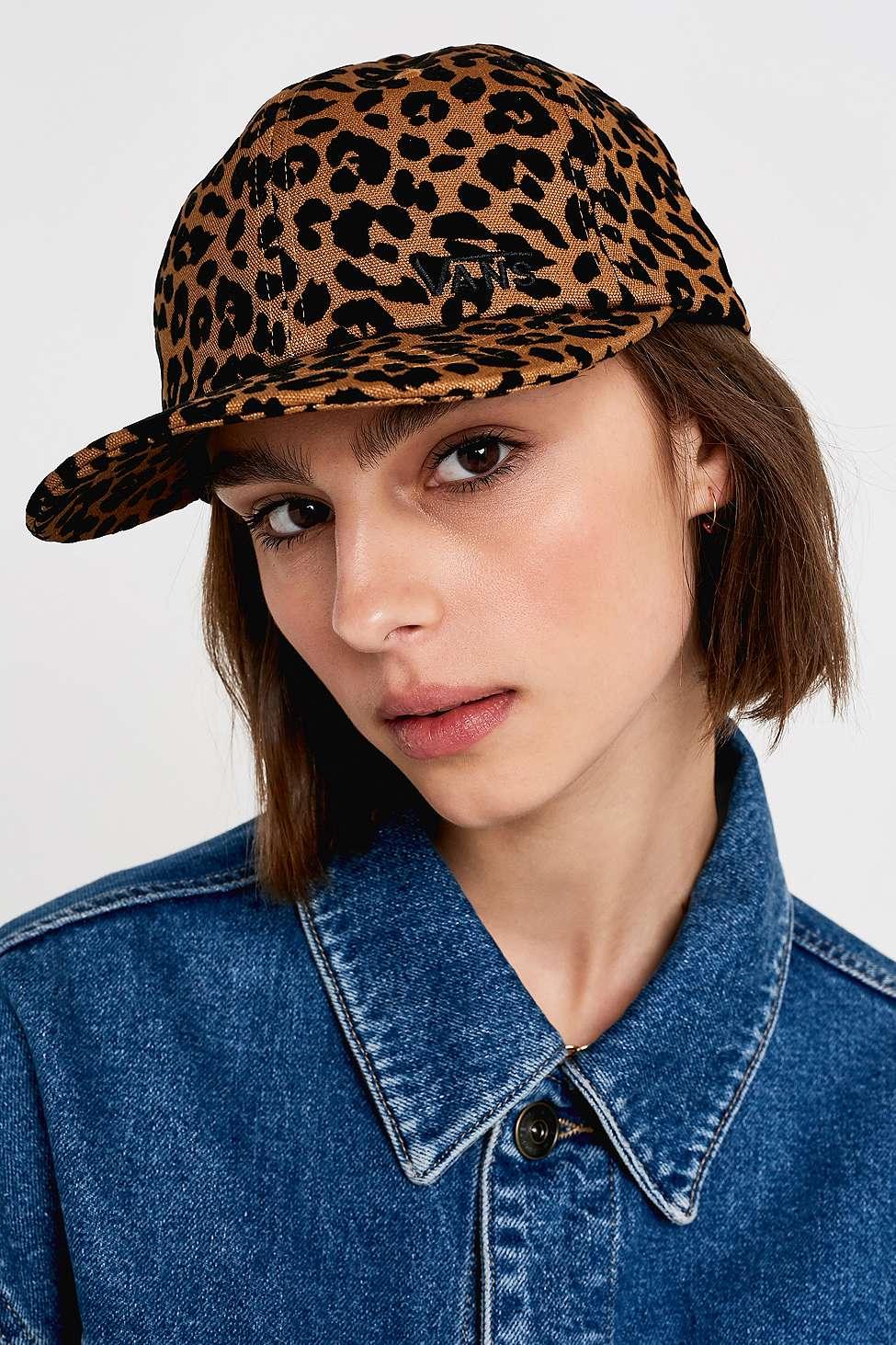 vans leopard hat