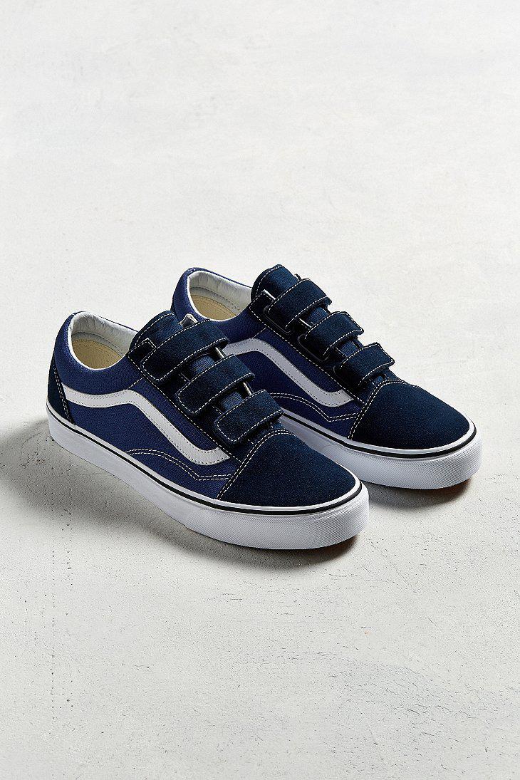 Vans Old Skool V Strap Sneaker in Blue for Men | Lyst