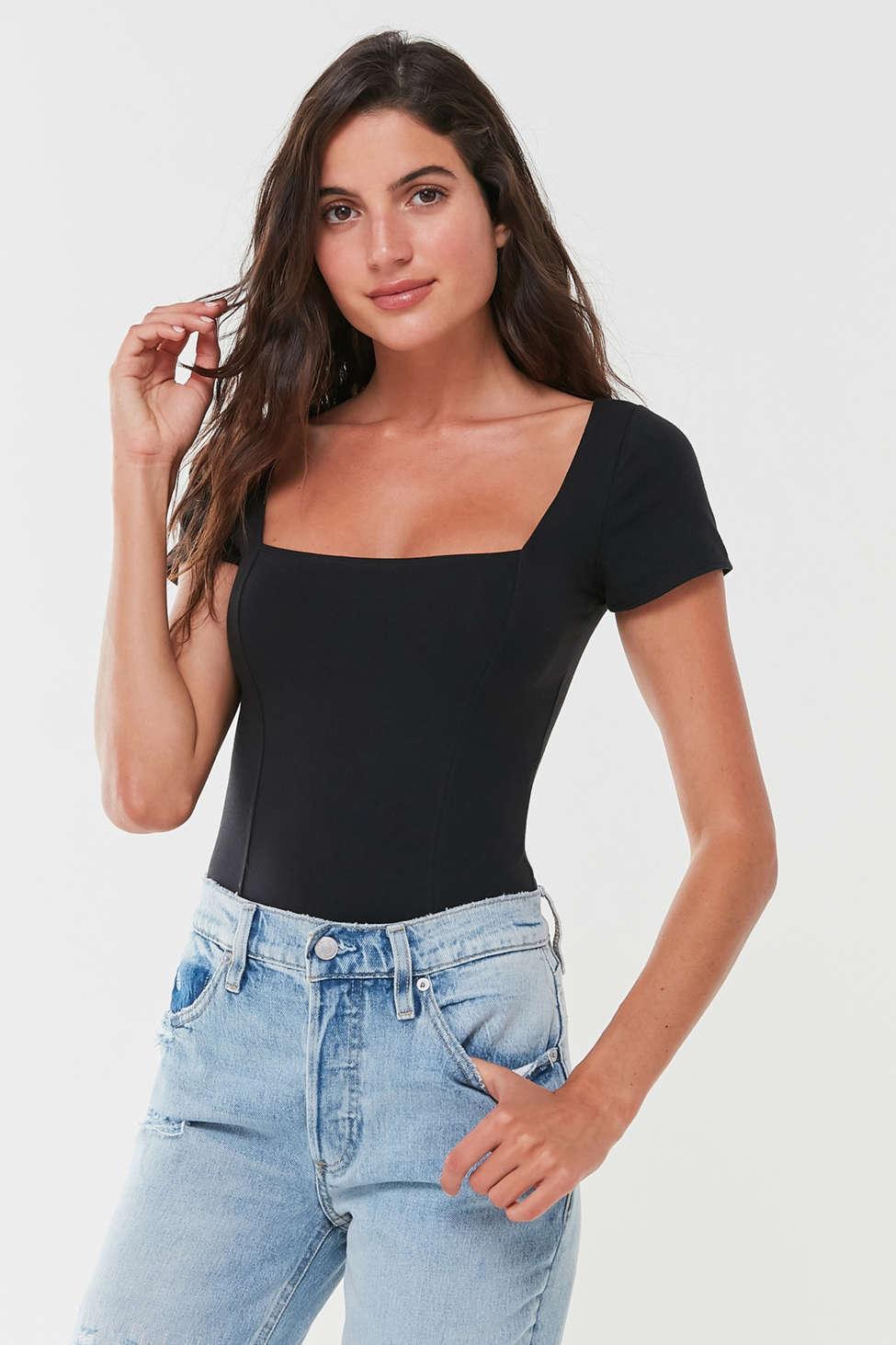 Out From Under Susan Square Neck Bodysuit