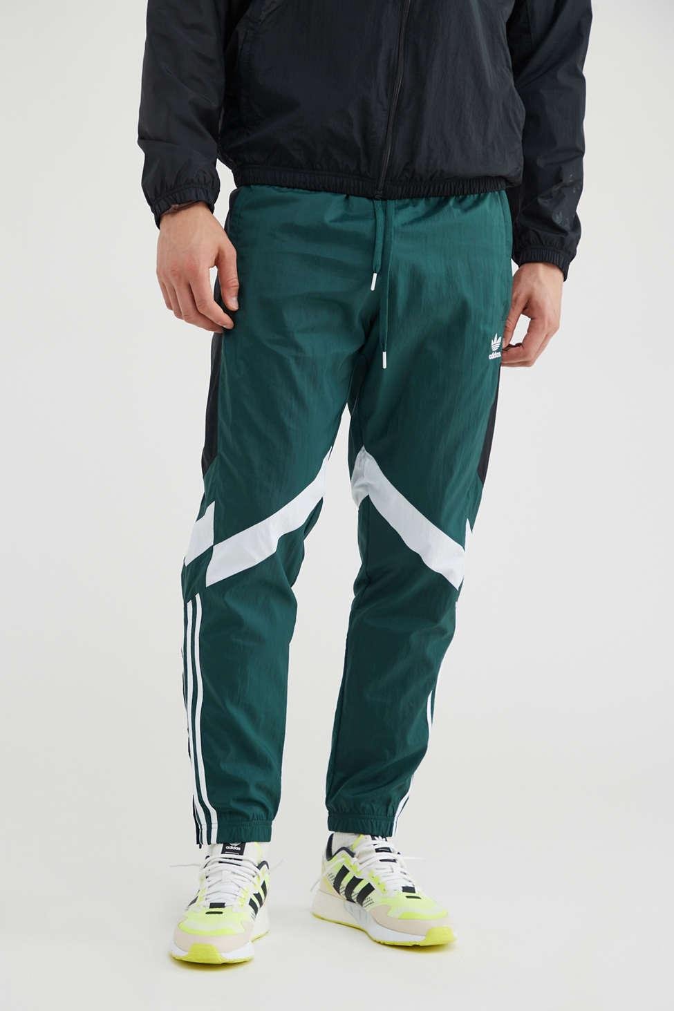 adidas Rekive Woven Track Pant in Green for Men