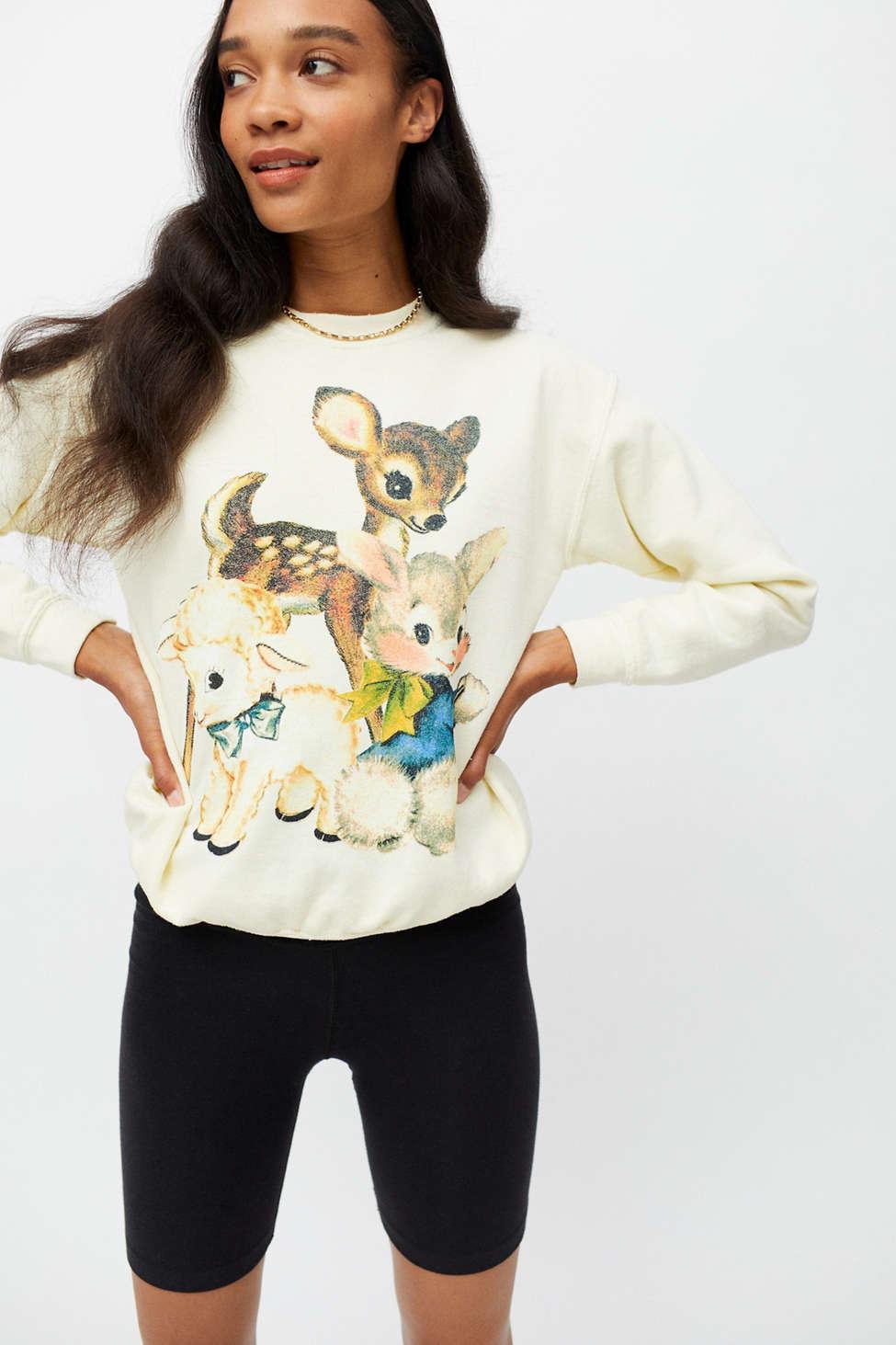 Animal crew neck sweatshirts hotsell