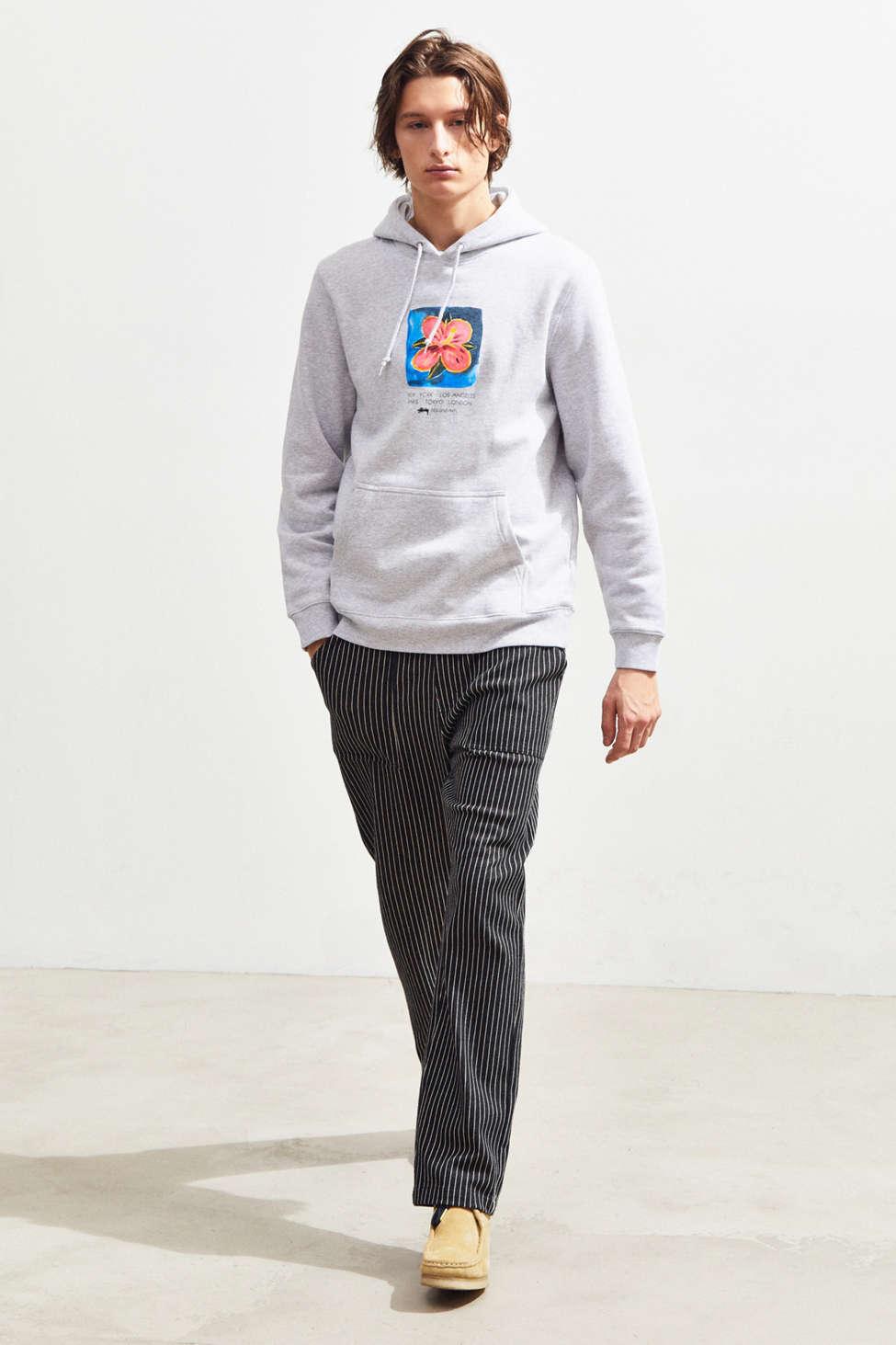 hibiscus hoodie stussy