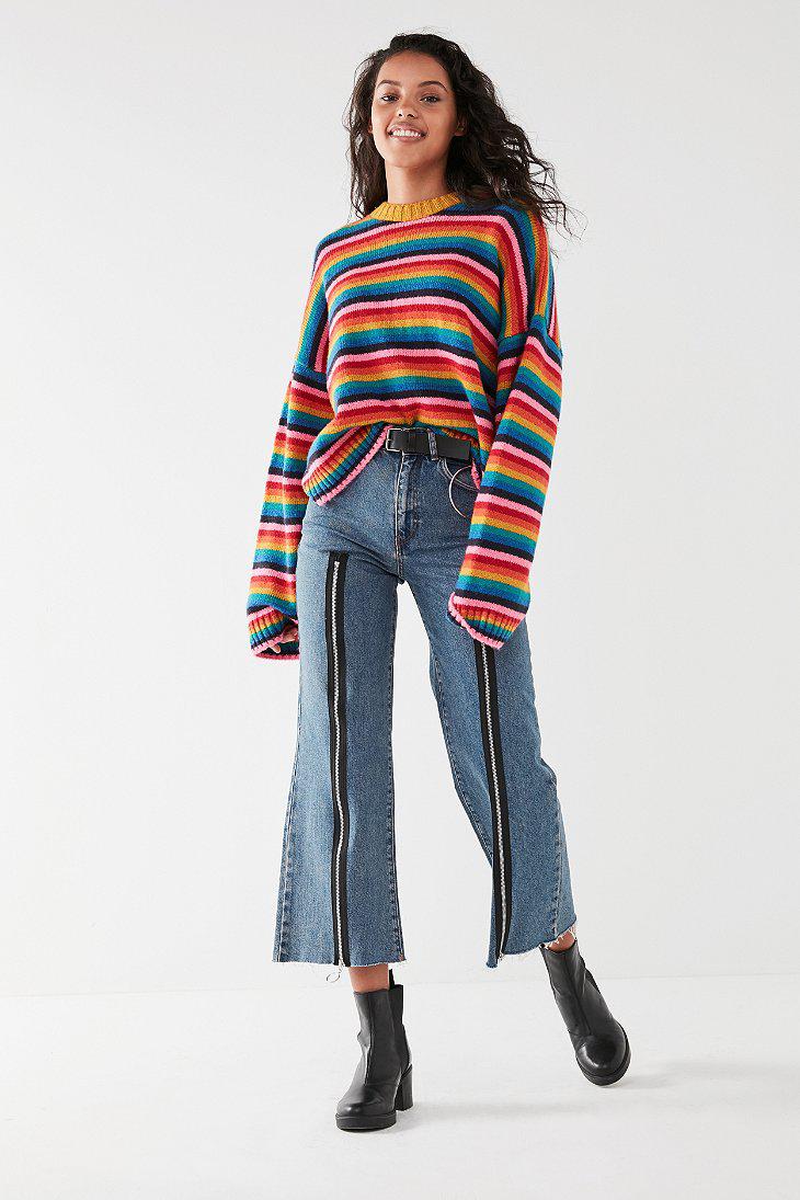 Ragged Priest Rainbow Sweater on Sale 