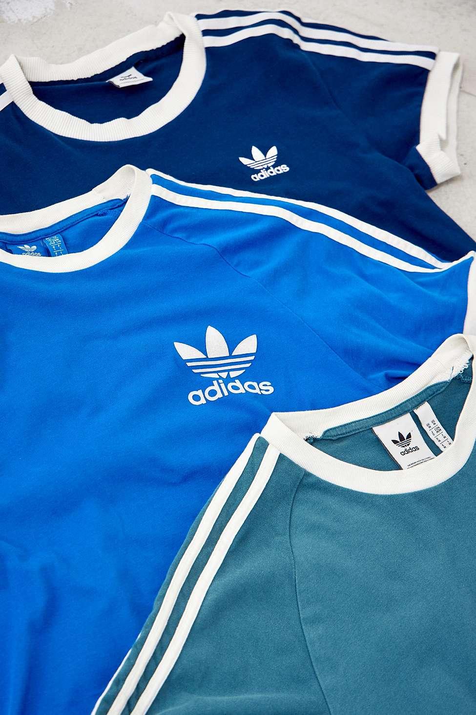 Adidas california t shirt blue discount