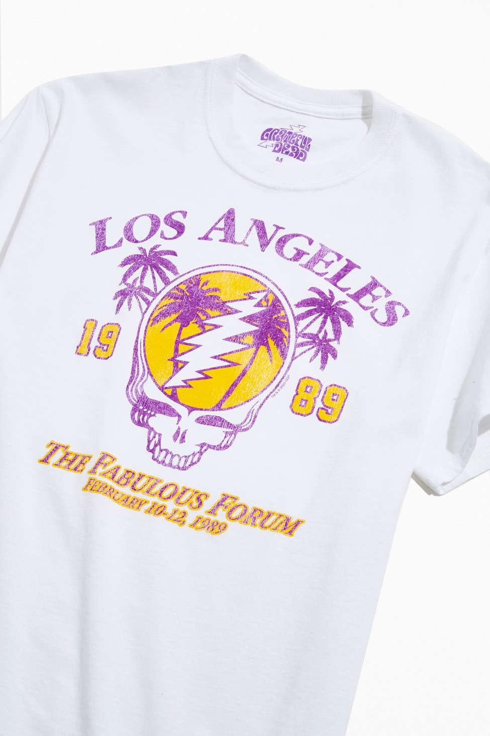 Urban Outfitters Cotton Grateful Dead L.a. Tee in White for Men - Lyst