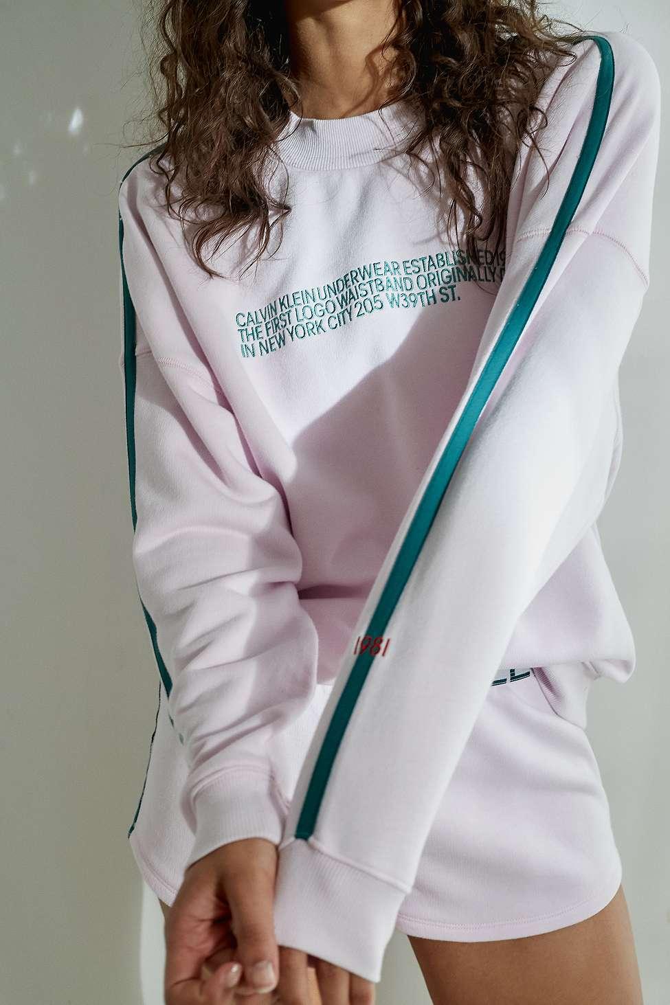 calvin klein 1981 statement crewneck sweatshirt