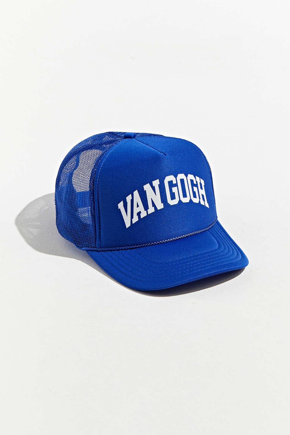 Urban Outfitters Van Gogh Trucker Hat in Blue for Men | Lyst