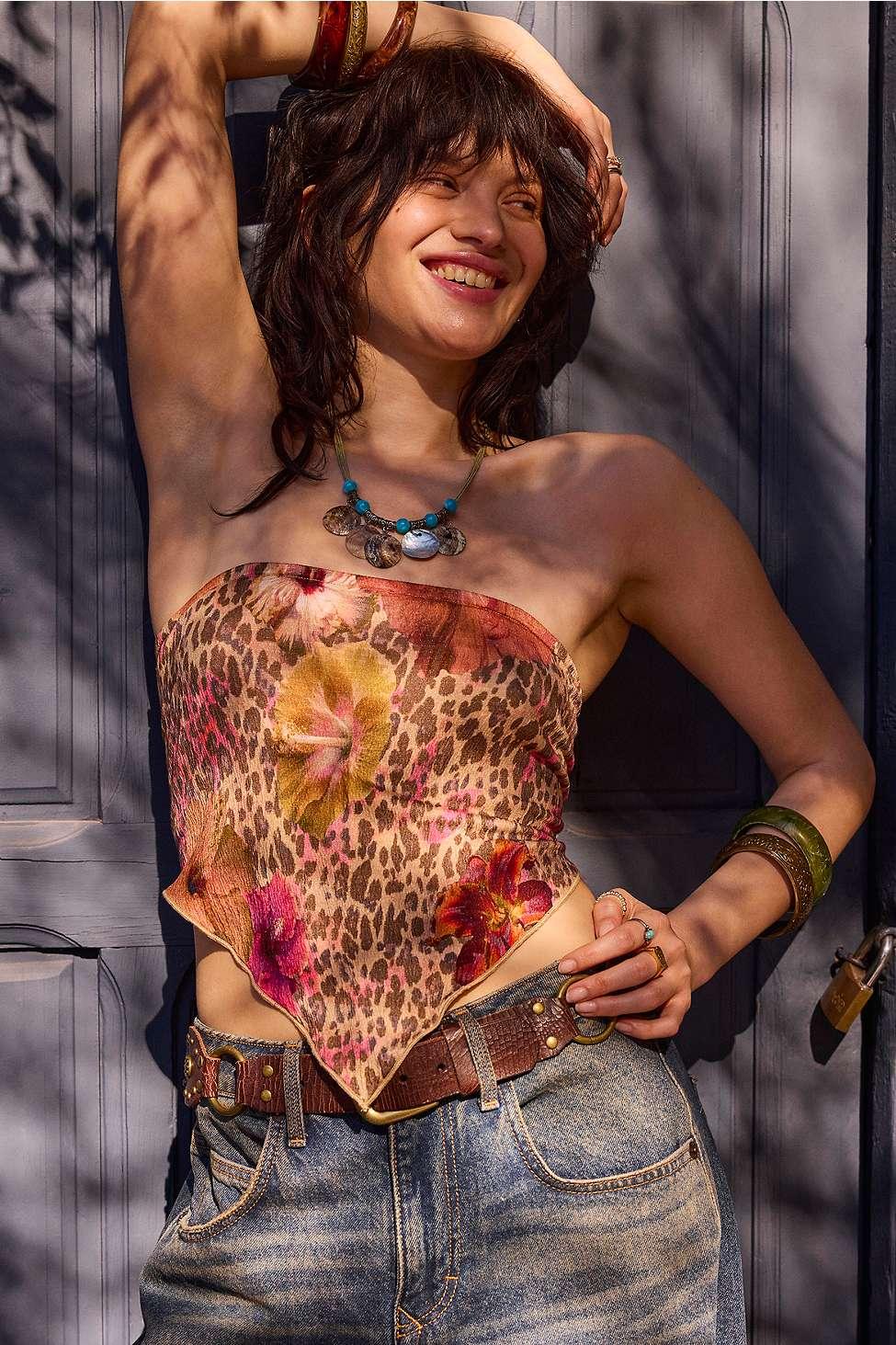 urban outfitters bandana top