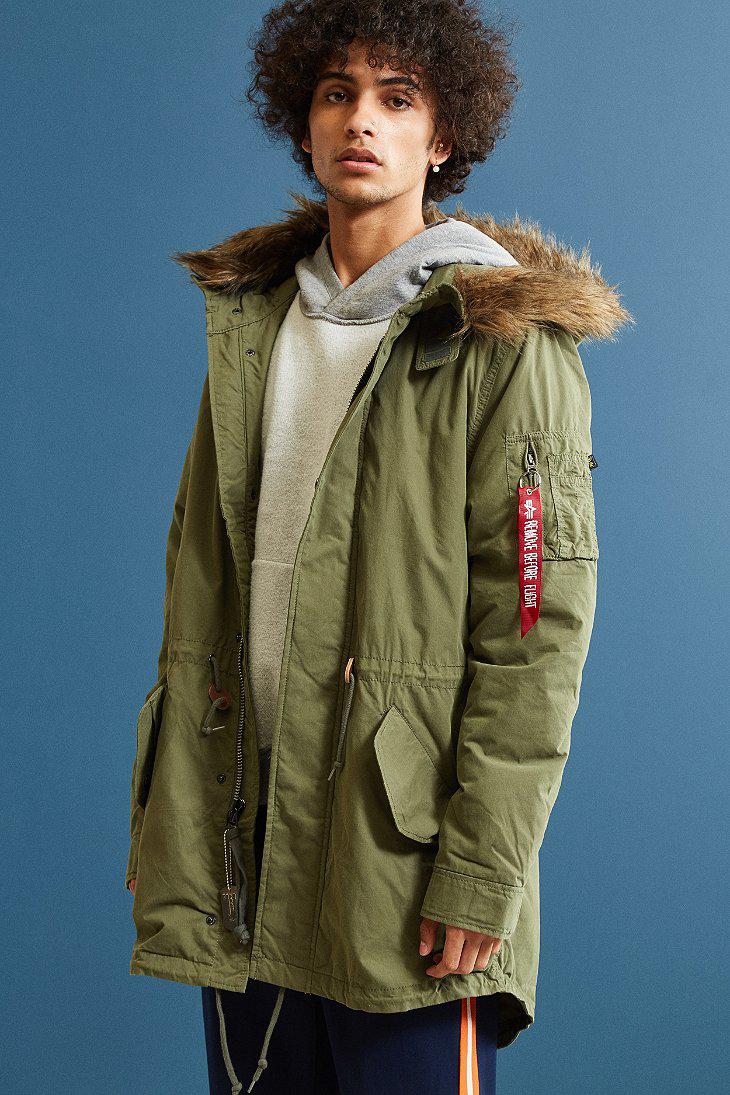 Alpha Industries Synthetic J4 Fishtail Parka Jacket in Olive (Green) for  Men - Lyst