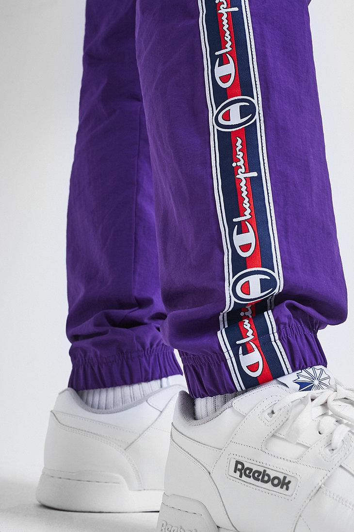 Champion Side Stripe Track Pants on 