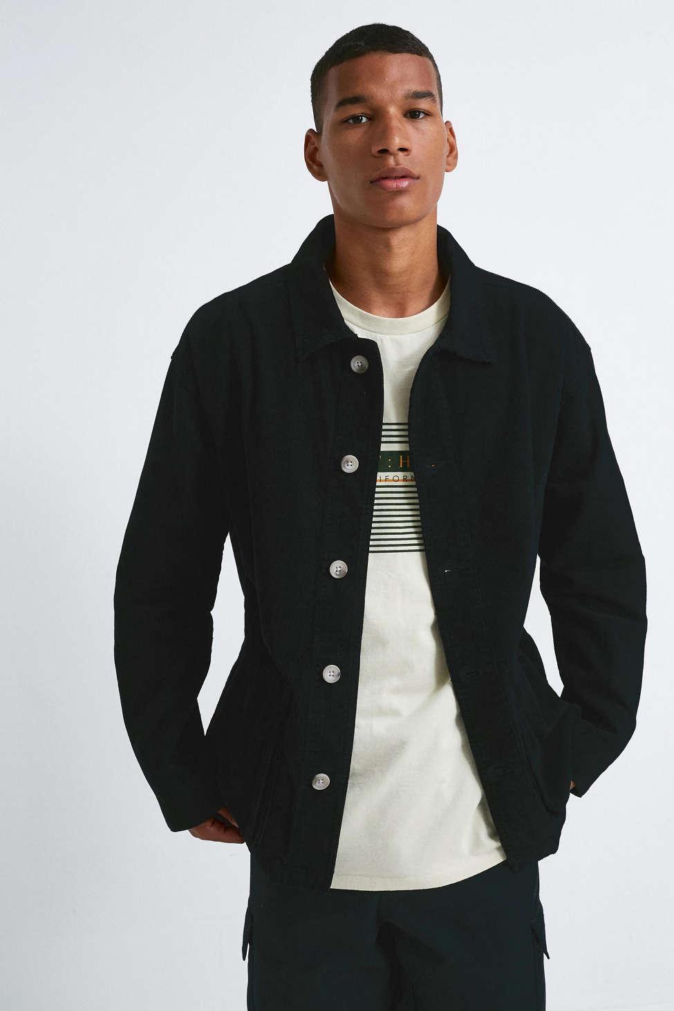 black chore jacket mens