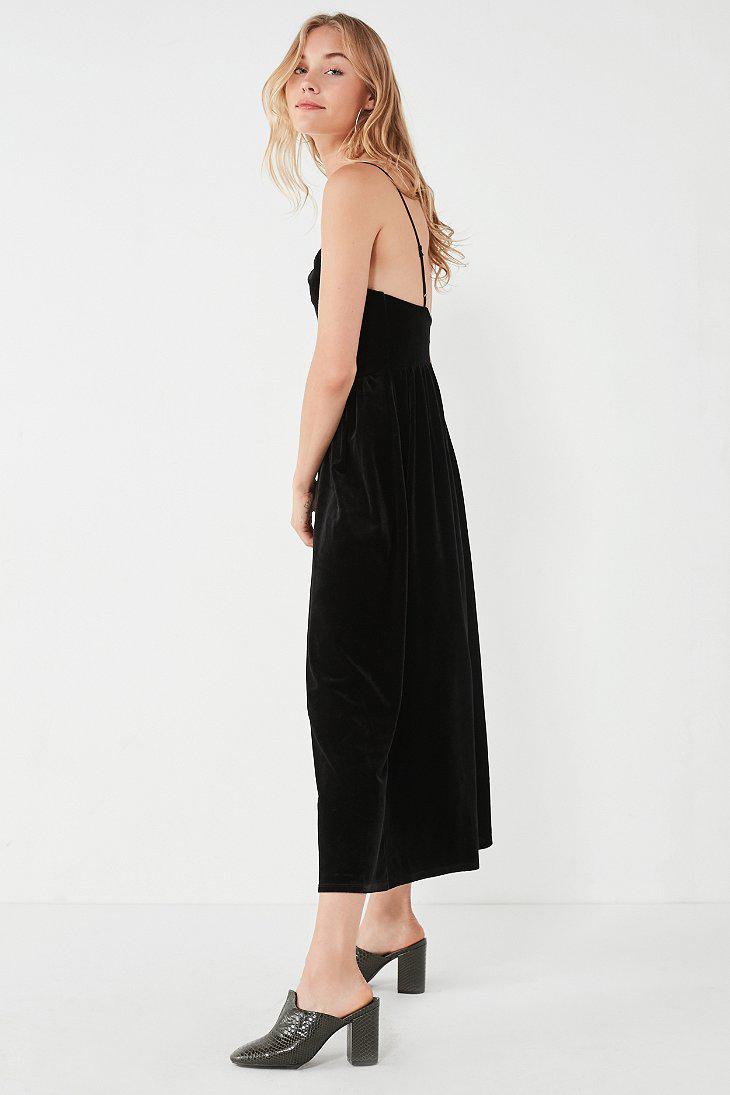 velvet jumpsuit urban outfitters
