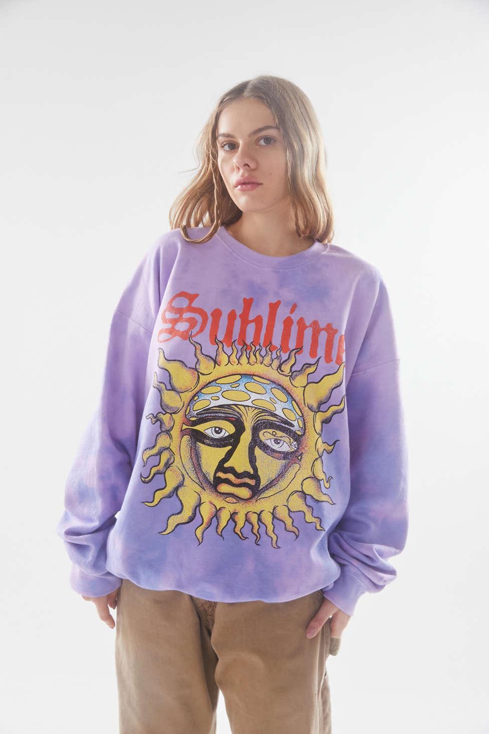 Urban Outfitters Sublime Tour Crew Neck Sweatshirt in Purple - Lyst