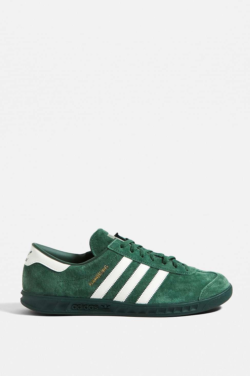 Adidas hamburg trainers green sale