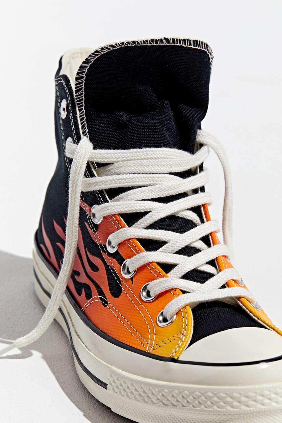 Converse Cotton Converse Chuck 70 Archive Flame Print High Top Sneaker for  Men | Lyst