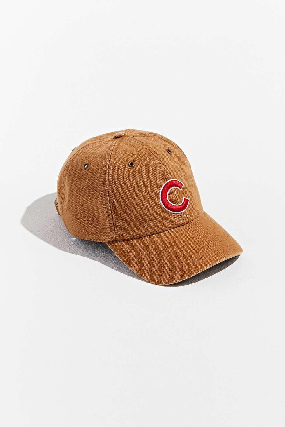 47 Brand X Carhartt Chicago Cubs Dad Baseball Hat in Natural for Men | Lyst