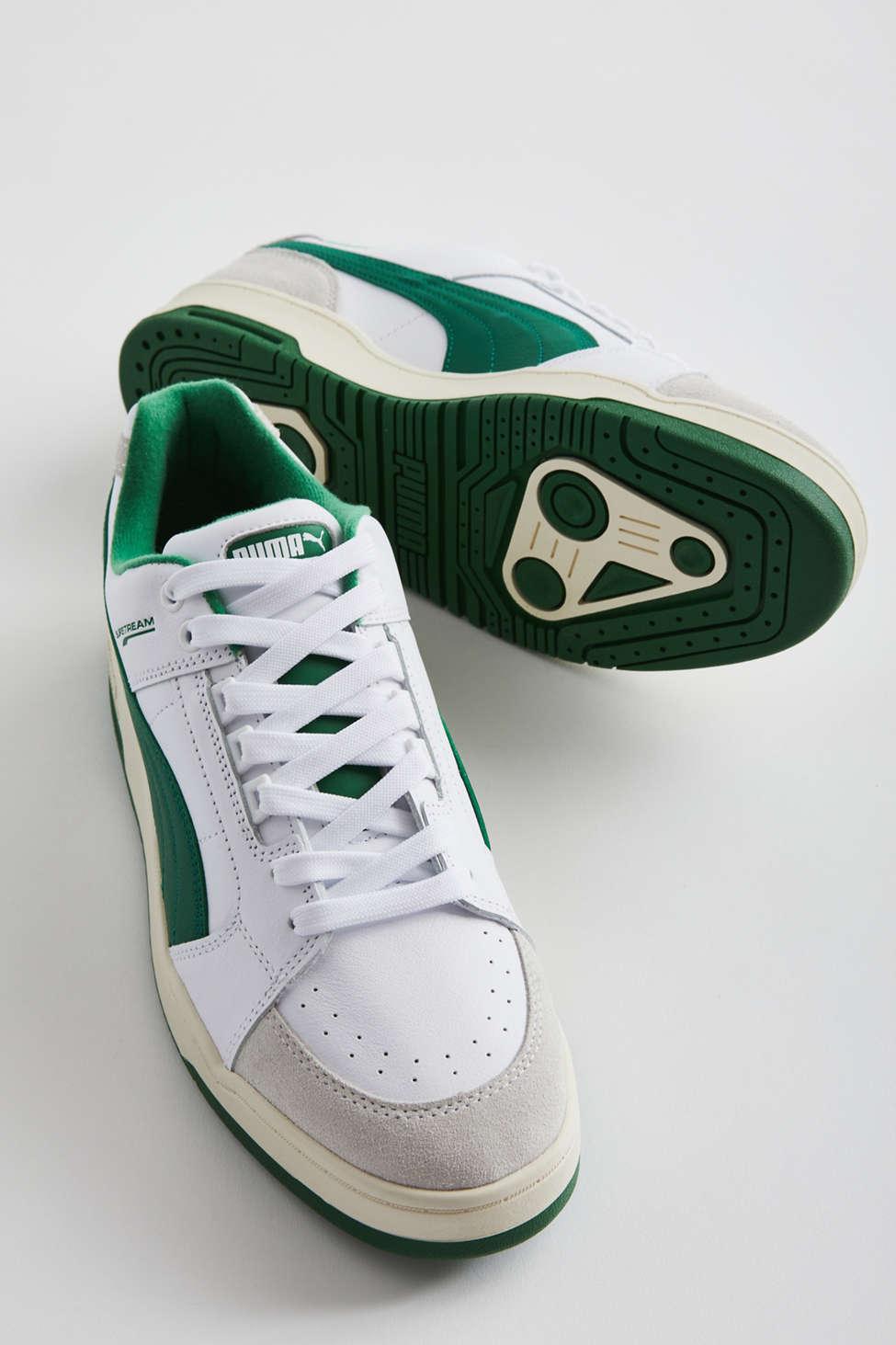 PUMA Slipstream Lo Retro Sneaker in Green for Men | Lyst
