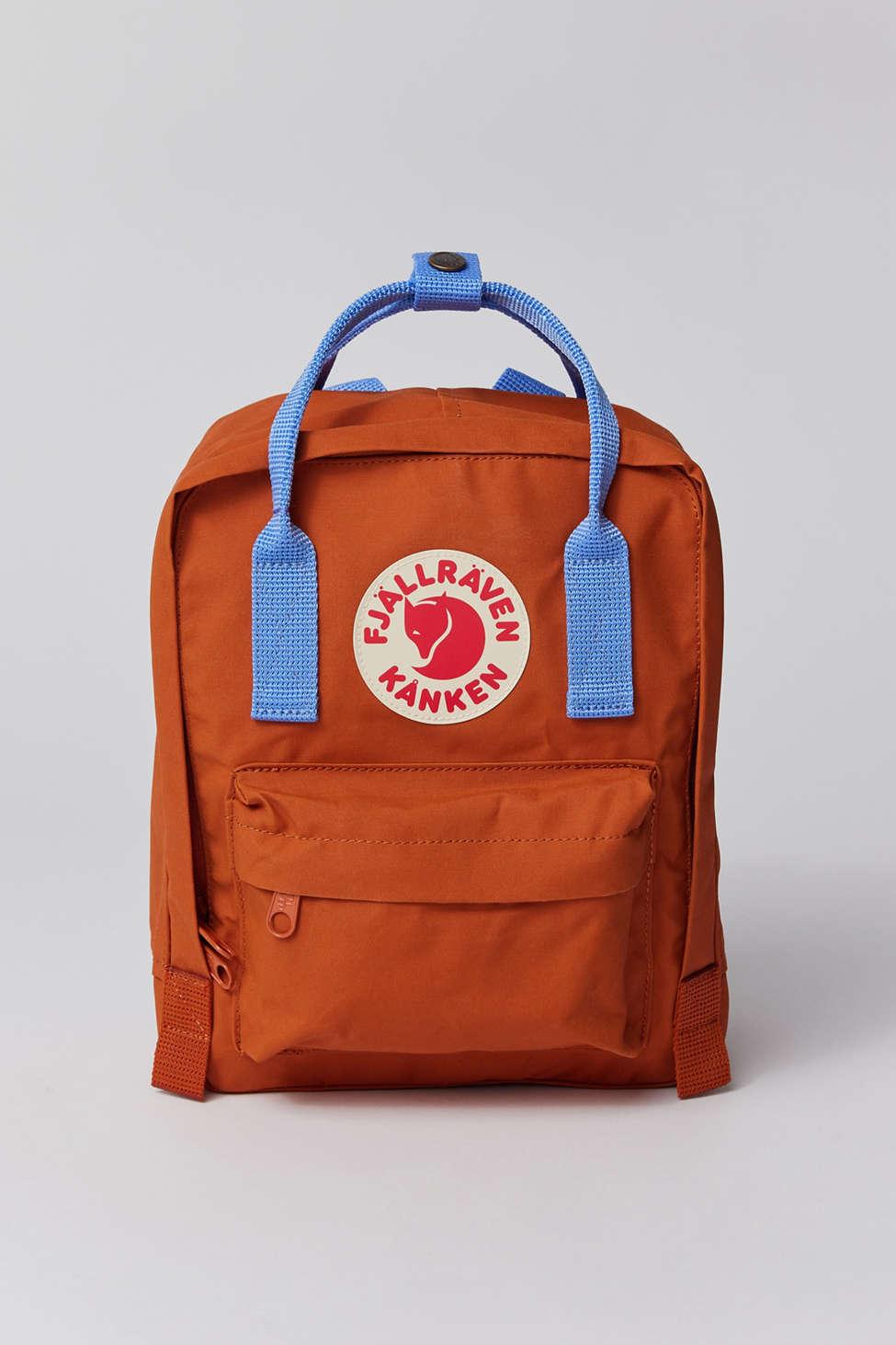 Fjallraven Kånken Mini Backpack in Orange Lyst