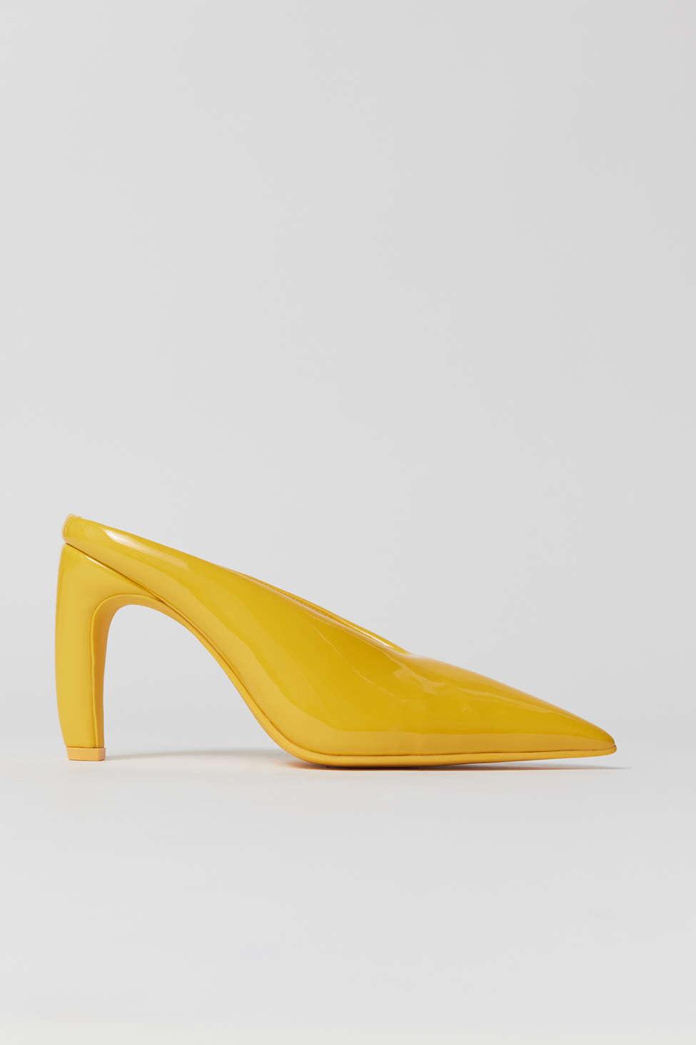 Jeffrey Campbell Buzzing Heeled Mule in Yellow | Lyst