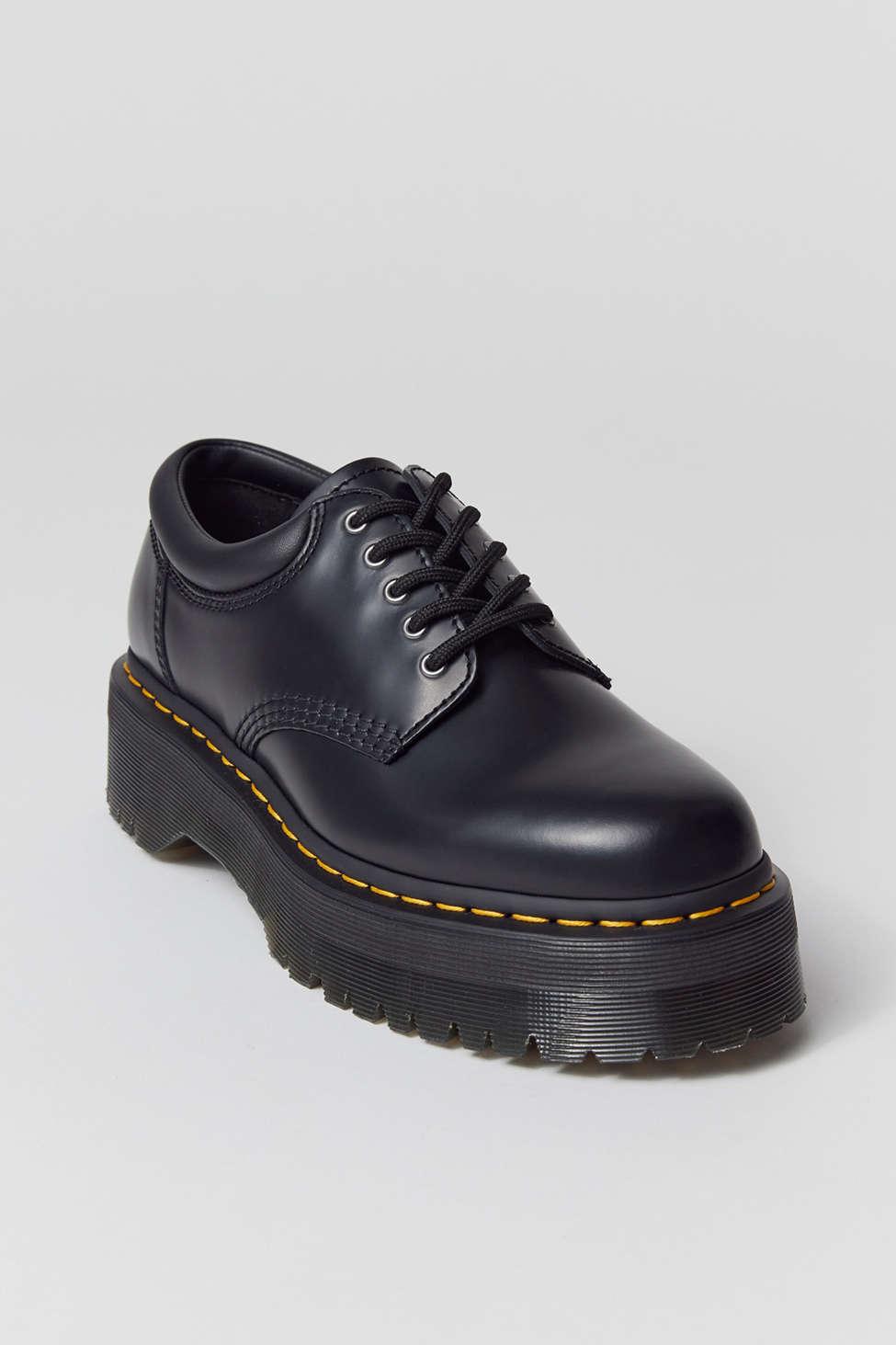 Dr. Martens 8053 Quad 5-eye Oxford Shoe in Black | Lyst