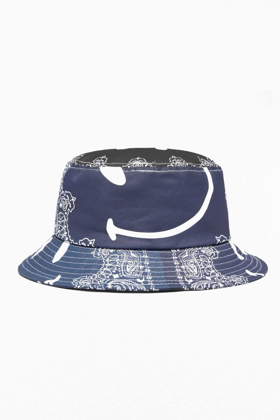 Cotton Chinatown Paisley Bucket Hat 